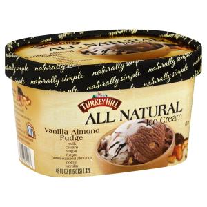 Turkey Hill - All Nat Vanilla Almond Fudge
