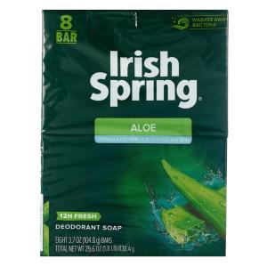 Irish Spring - Aloe Soap Bar 8pk