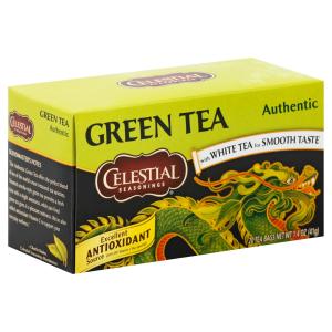 Celestial Seasonings - Authentic Green Tea W/white Tea