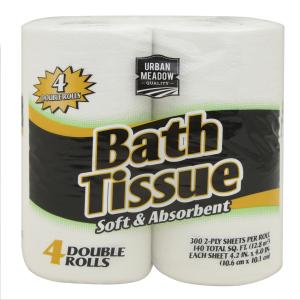 Urban Meadow - Bath Tissue Double Roll 4pk