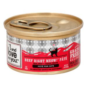 I and Love and You - Beef Right Meow Pate Can