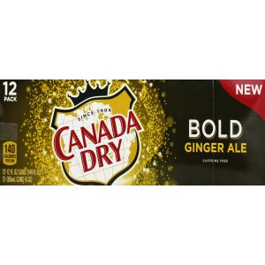 Canada Dry - Bold Ginger Ale 12oz 12pk