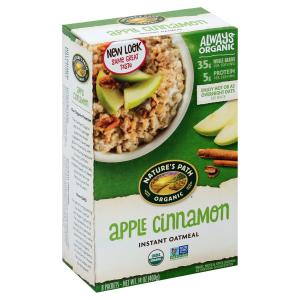 nature's Path - Apple Cinnamon Organic Instant Oatmeal