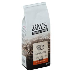 jim's Organic Coffee - Coffee Hazelnut Ground