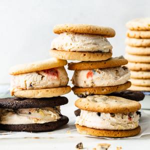 Cookies and Cream Ice Cream Sandwich - Stone Ridge Creamery