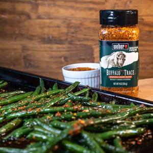 Crispy Green Beans with Buffalo Trace Whiskey Flavored Seasoning - Weber
