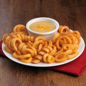 Curly Fries with Beer Cheese