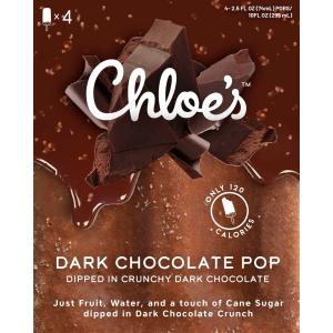 chloe's - Dark Chocolate Dipped Pops