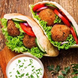 Easy Canned Chick Pea Falafel Sandwiches - Urban Meadow®