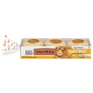 Thomas' - Eng Muffin Honey Wheat 6pk