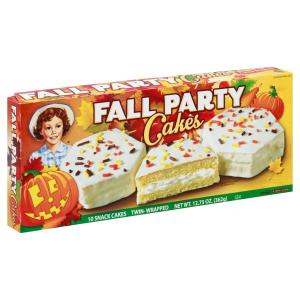 Little Debbie - Fall Party Cakes Vanilla
