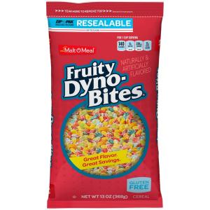 Malt-o-meal - Fruity Dyno-bites Breakfast Cereal Bag