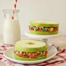 Fruity PEBBLES Apple and Peanut Butter Sandwich Stackers - Post