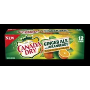 Canada Dry - Gineral Ale and Orangeade 12 pk