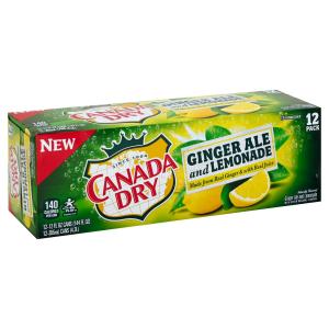 Canada Dry - Ginger Ale Lemonade 12oz 12pk