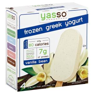 Yasso - Grk Yogurt Bars Vanilla 4pk