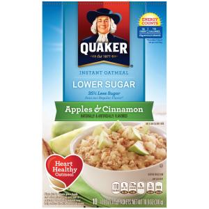 Quaker - Low Sugar Apple Cinn Oatmeal