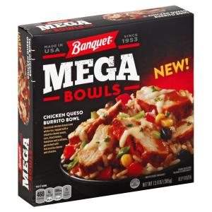 Banquet - Mega Bowl Chicken Queso Burrito