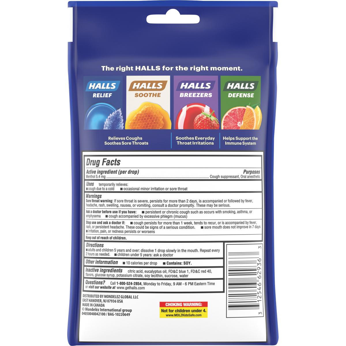 MENTHOL COUGH DROPS