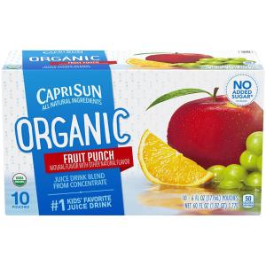 Capri Sun - Organic Fruit Punch 10pk