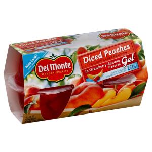 Del Monte - Peaches in Strawberry Ban 4pk