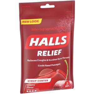 Halls - Plus Cherry Cough Drops