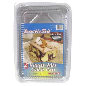 Durable - Redi Mix Cake Pan W Lid 2pk