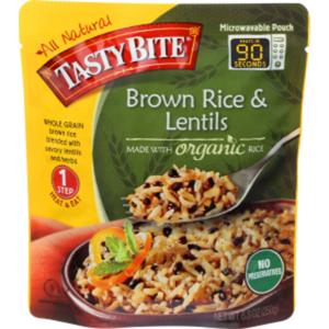 Tasty Bite - Rice Brown W Lentils wg