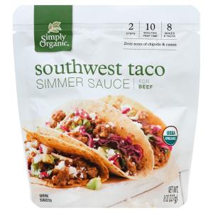 Simply Organic - Sauce Swst Taco Simr Org