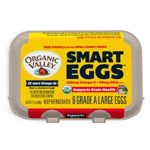 Organic Valley - Smart Large Eggs 1/2 Doz
