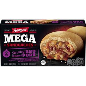 Banquet - Smokey Bbq Pork Mega Sandwich