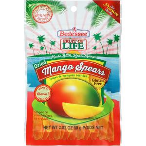 Fruit of Life - Snack Fruit Mango Spears Dried