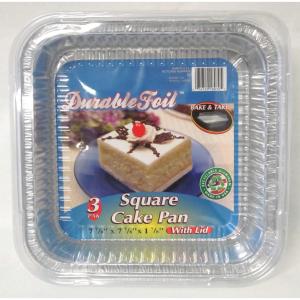 Silver Lining - Square Cake W Lid
