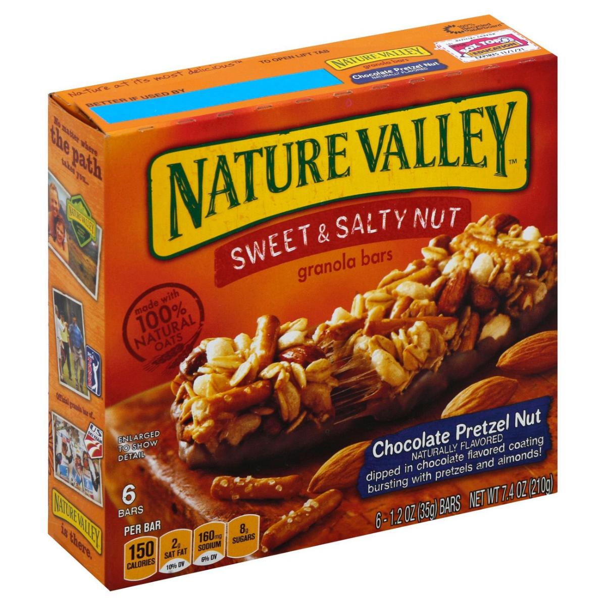 SSN GRANOLA BAR CHOC PRETZEL