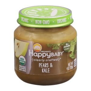 Happy Baby - Stage 2 Clearly Crafted Pear & Kale