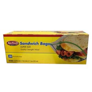 Key Food - Super sz Recl Sanfwich Bags