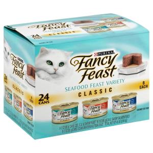 Fancy Feast - Variety pk Seafood 24pk Cat fd