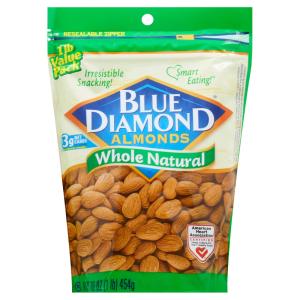 Blue Diamond Almonds - Whole Natural Almonds